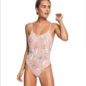 Roxy pink one piece